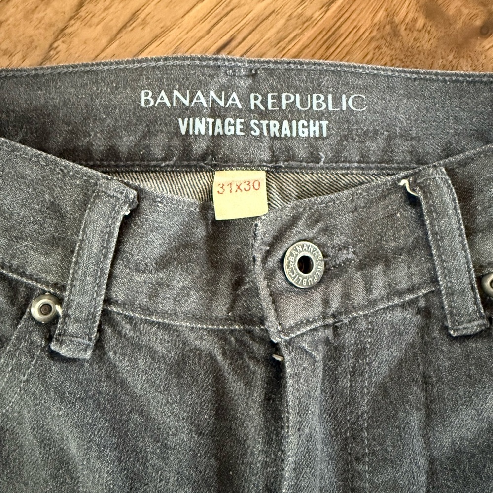 Banana Republic Vintage Straight Jeans 31x30